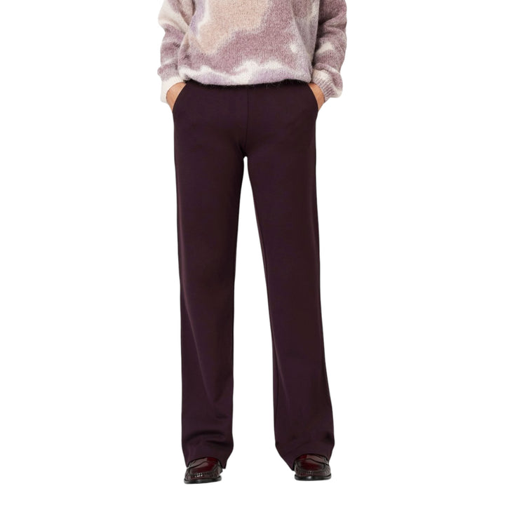 TONI Jenny Wide Leg Trousers Wine