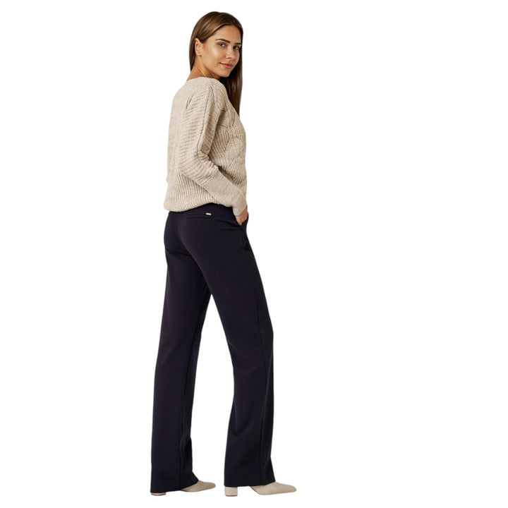 TONI Jenny Wide Leg Trousers Dark Blue