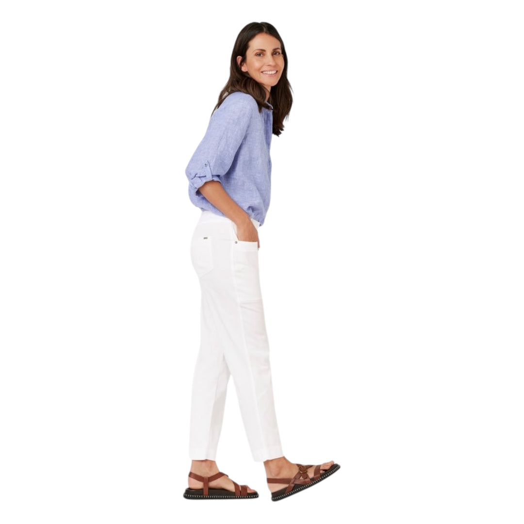 TONI Sue JogPants 7/8 Ankle Grazer White