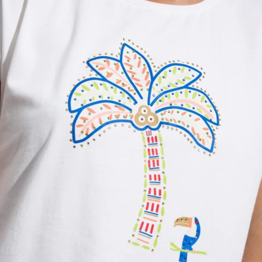 Tinta Style Abelia Palm Tree T-Shirt