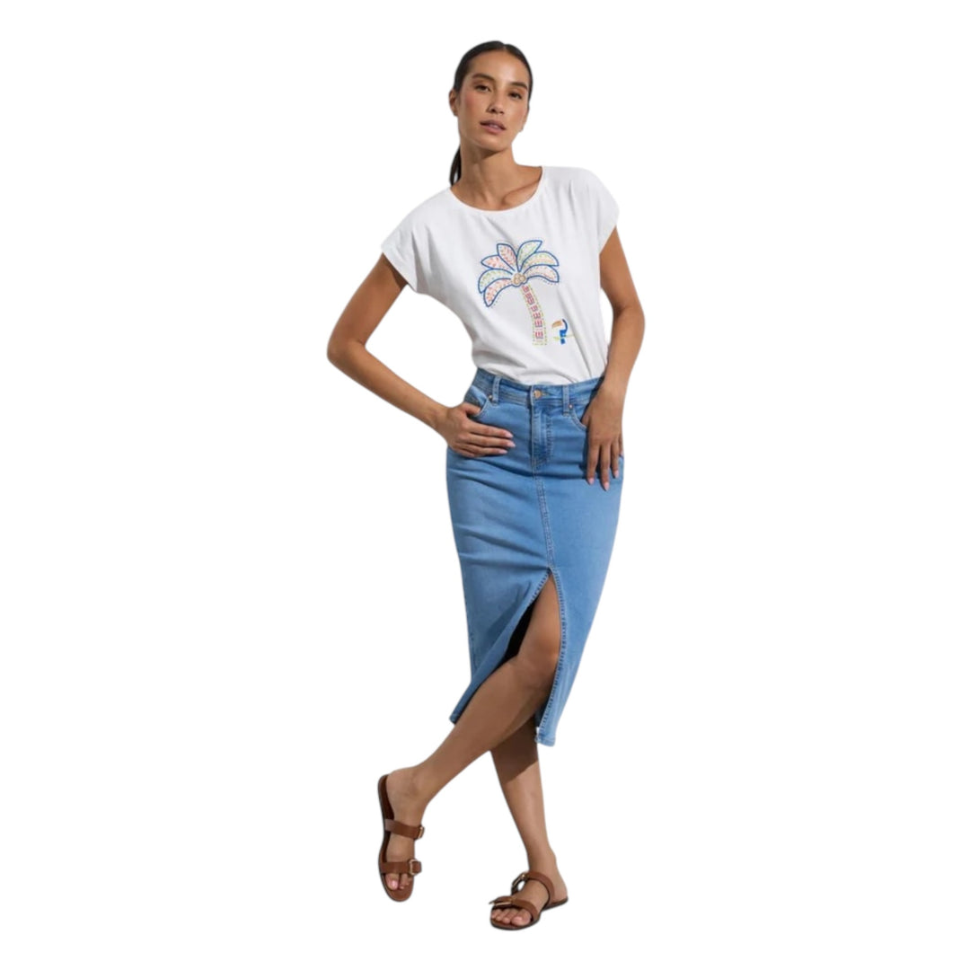 Tinta Style Abelia Palm Tree T-Shirt