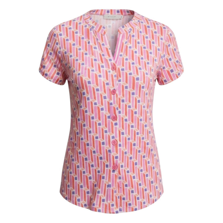 Tinta Style Kotor26 Patterned Blouse Rosa