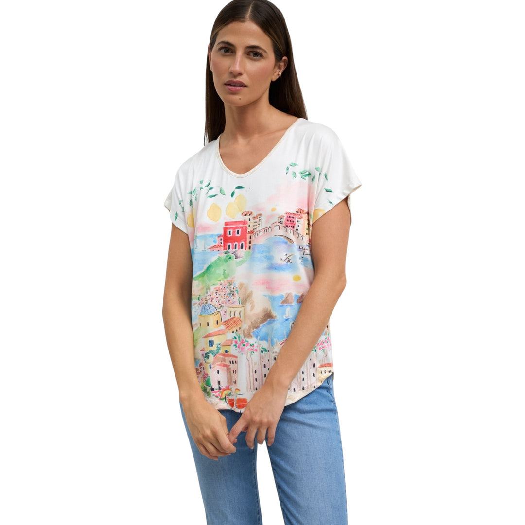 Tinta Style Lina Landscape Top Light Blue