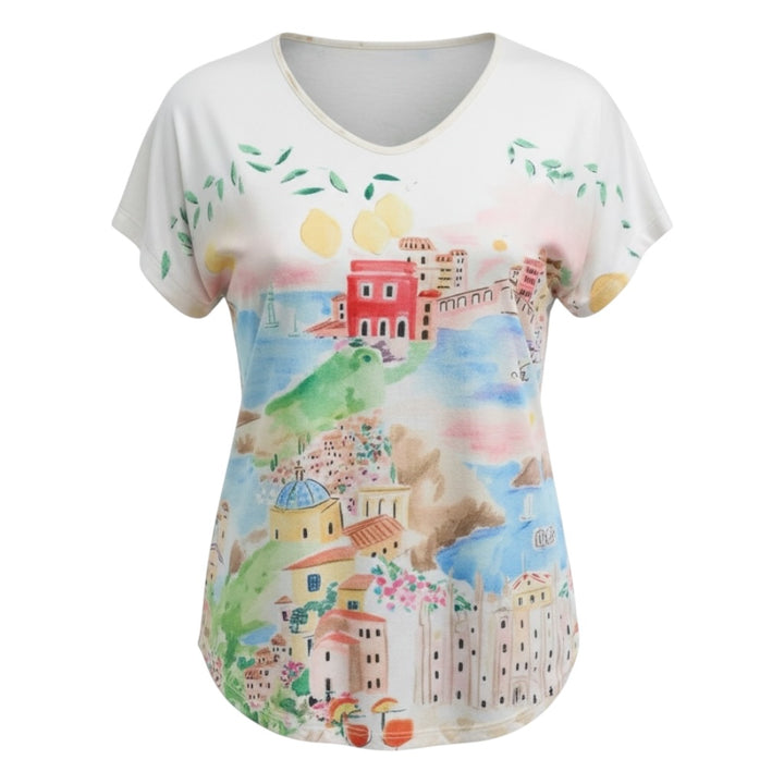 Tinta Style Lina Landscape Top Light Blue