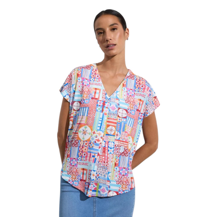 Tinta Style Mery Patterned Blouse Multicolour