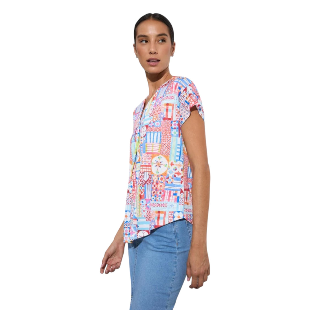 Tinta Style Mery Patterned Blouse Multicolour