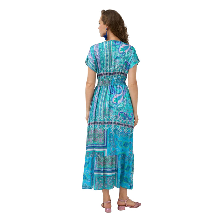 Tinta Style Salines Maxi Dress Turquoise