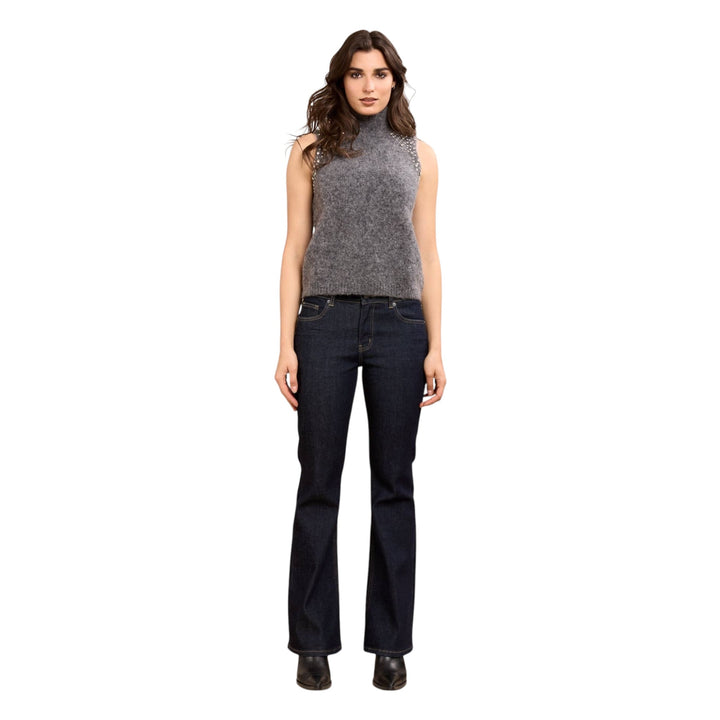 TOXIK3 Bootcut Jean Dark Denim