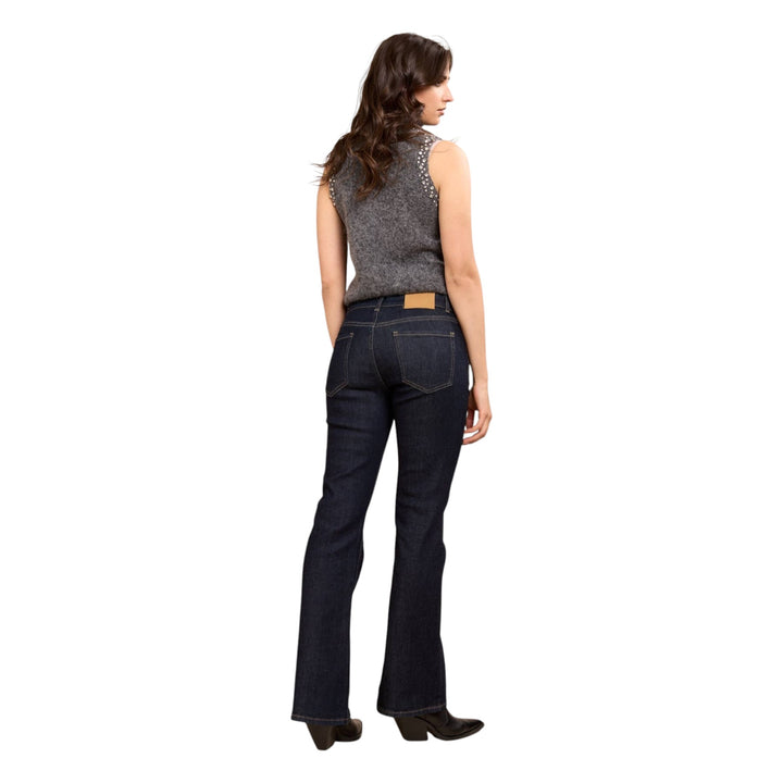 TOXIK3 Bootcut Jean Dark Denim