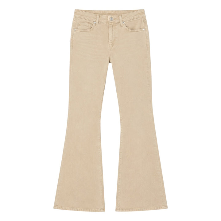 TOXIK3 Wide Leg Jean Beige