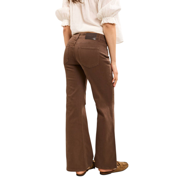 TOXIK3 Wide Leg Jean Chocolate