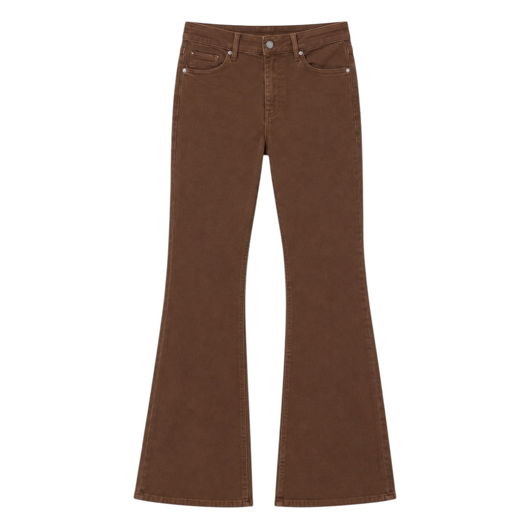TOXIK3 Wide Leg Jean Chocolate