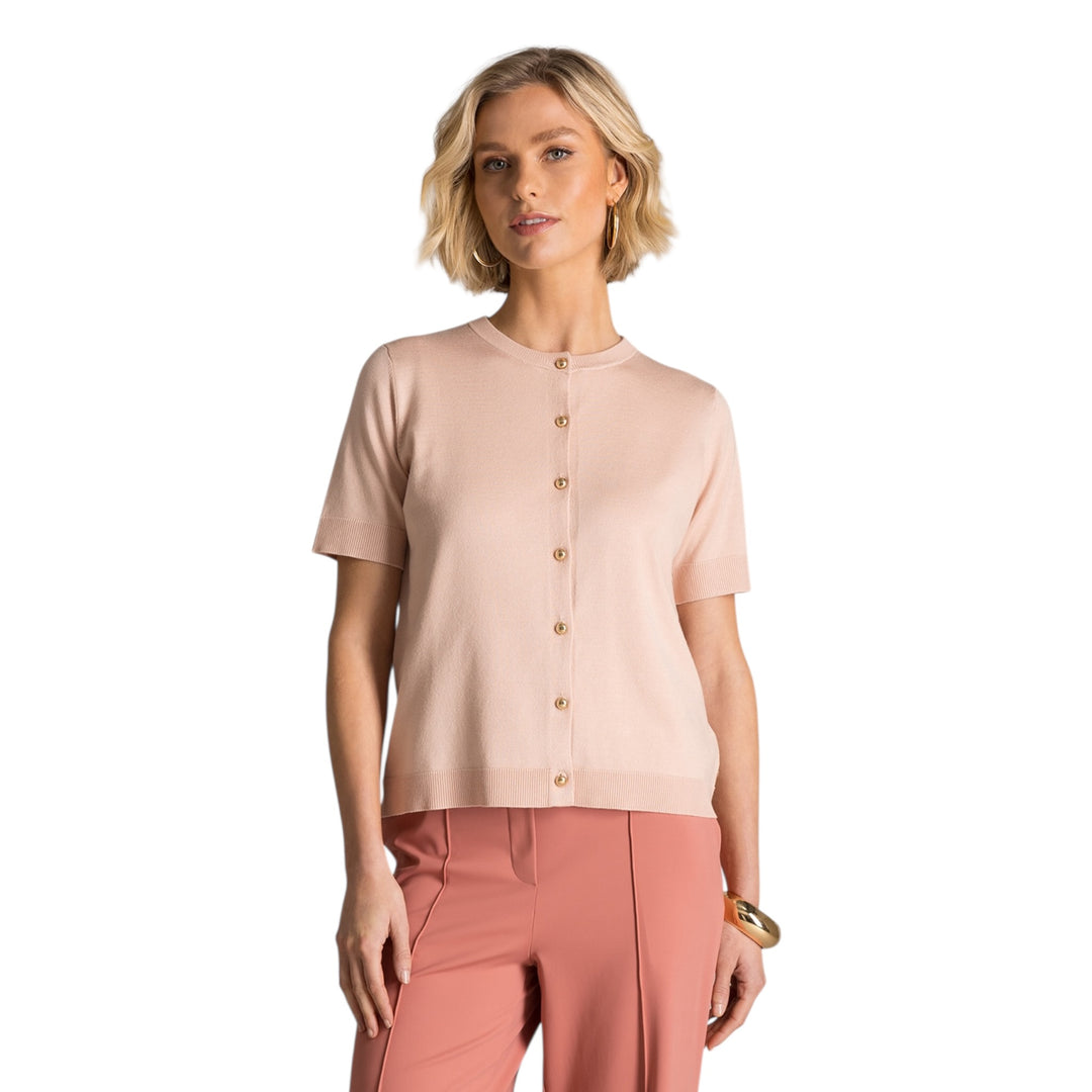 Yest Kassy Cardigan Rose Clay