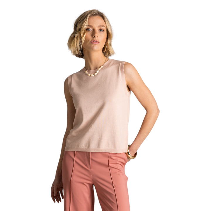 Yest Kornelia Vest Top Rose Clay