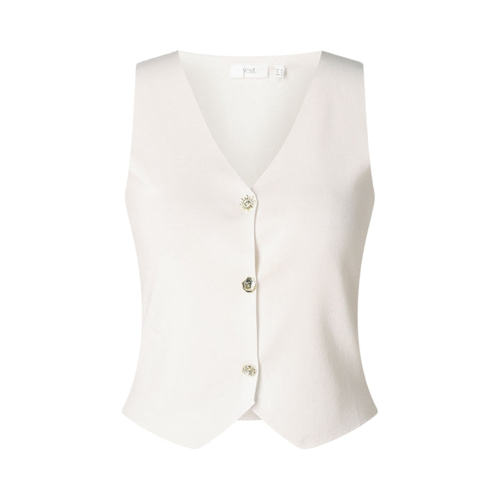 Yest Tiara Essential Waistcoat Off-White