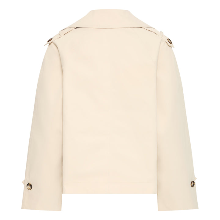 B.Young Amona Short Trench Coat Oyster