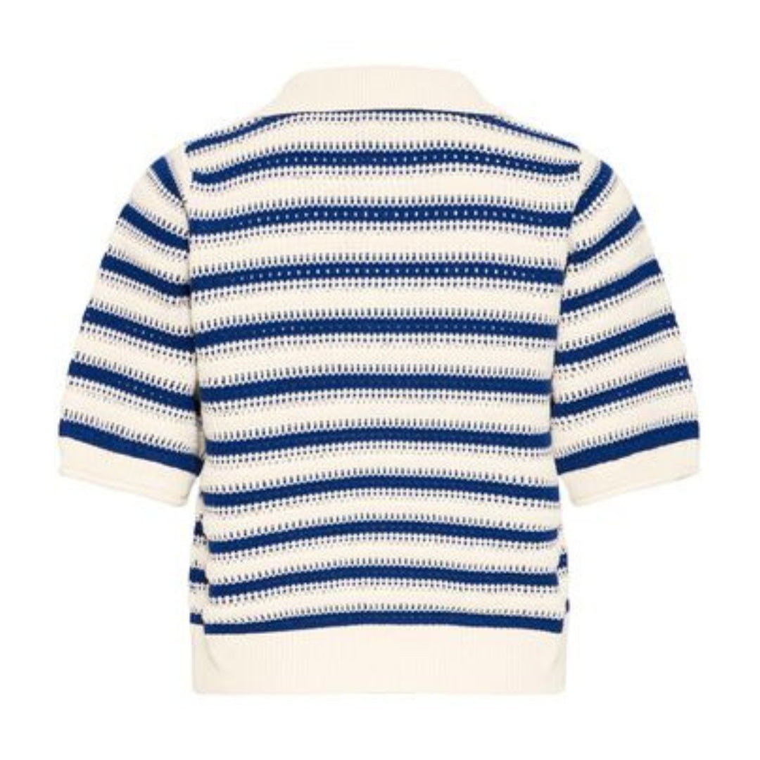 B.Young Mikala Polo Jumper Medieval Blue