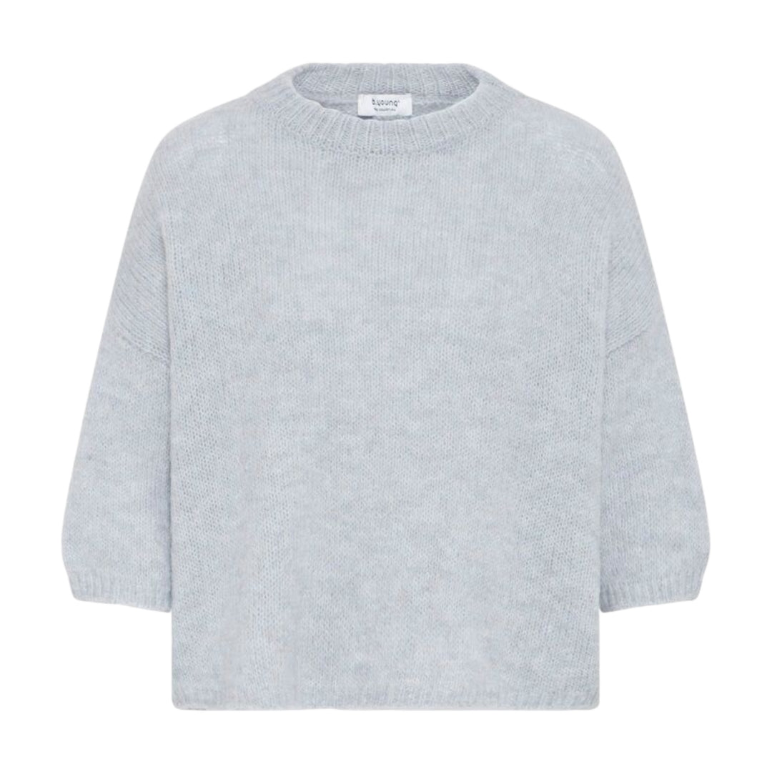Light gray sweater on a white background