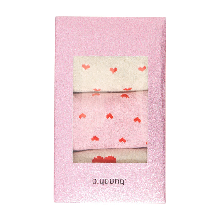 B.Young Vilaine Sock Box Hearts