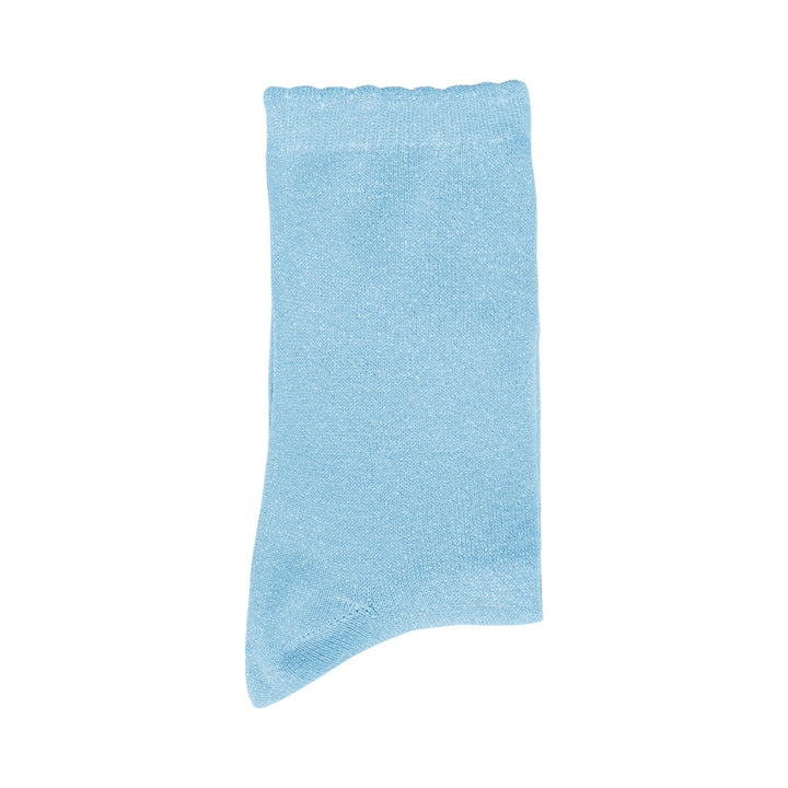 Light blue sock on a white background