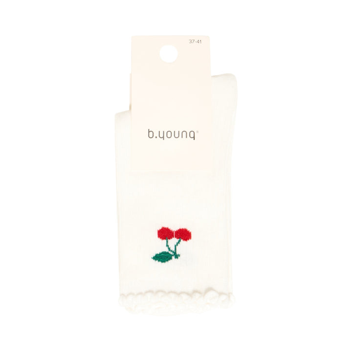 B.Young Vinyet Socks Cherry