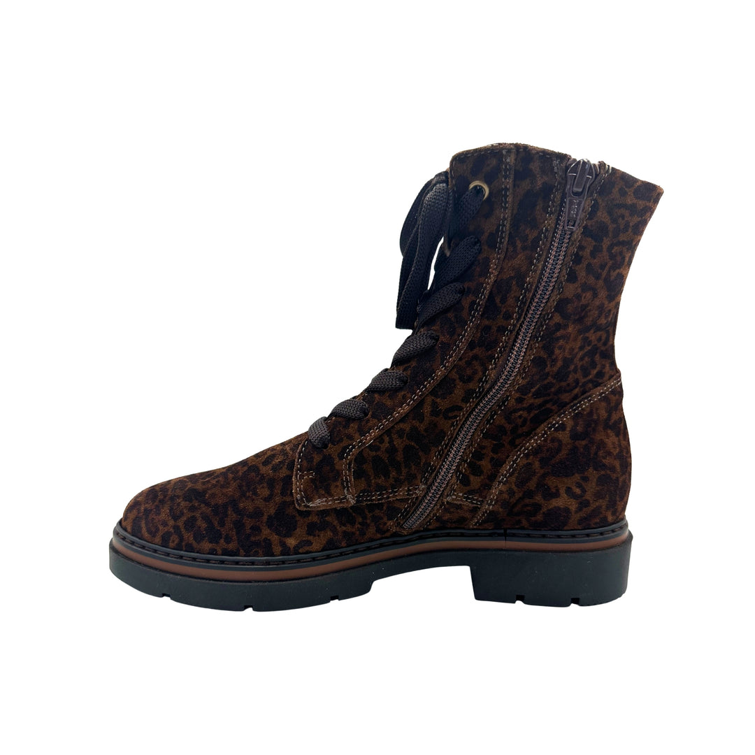 DL Sport Lace-Up Ankle Boot Animal Print