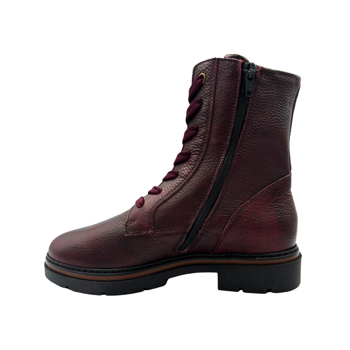 DL Sport Lace-Up Ankle Boot Bordo