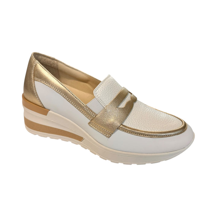DL Sport Wedge Loafer White