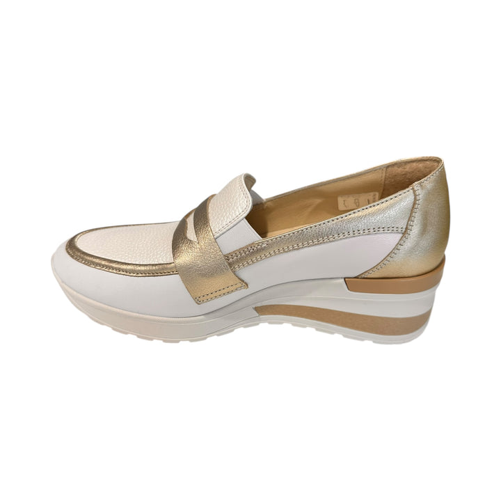 DL Sport Wedge Loafer White