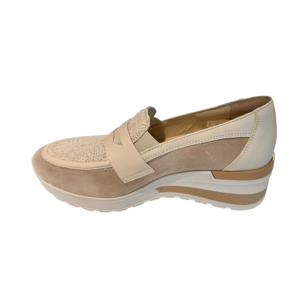DL Sport Wedge Suede Loafer Natural