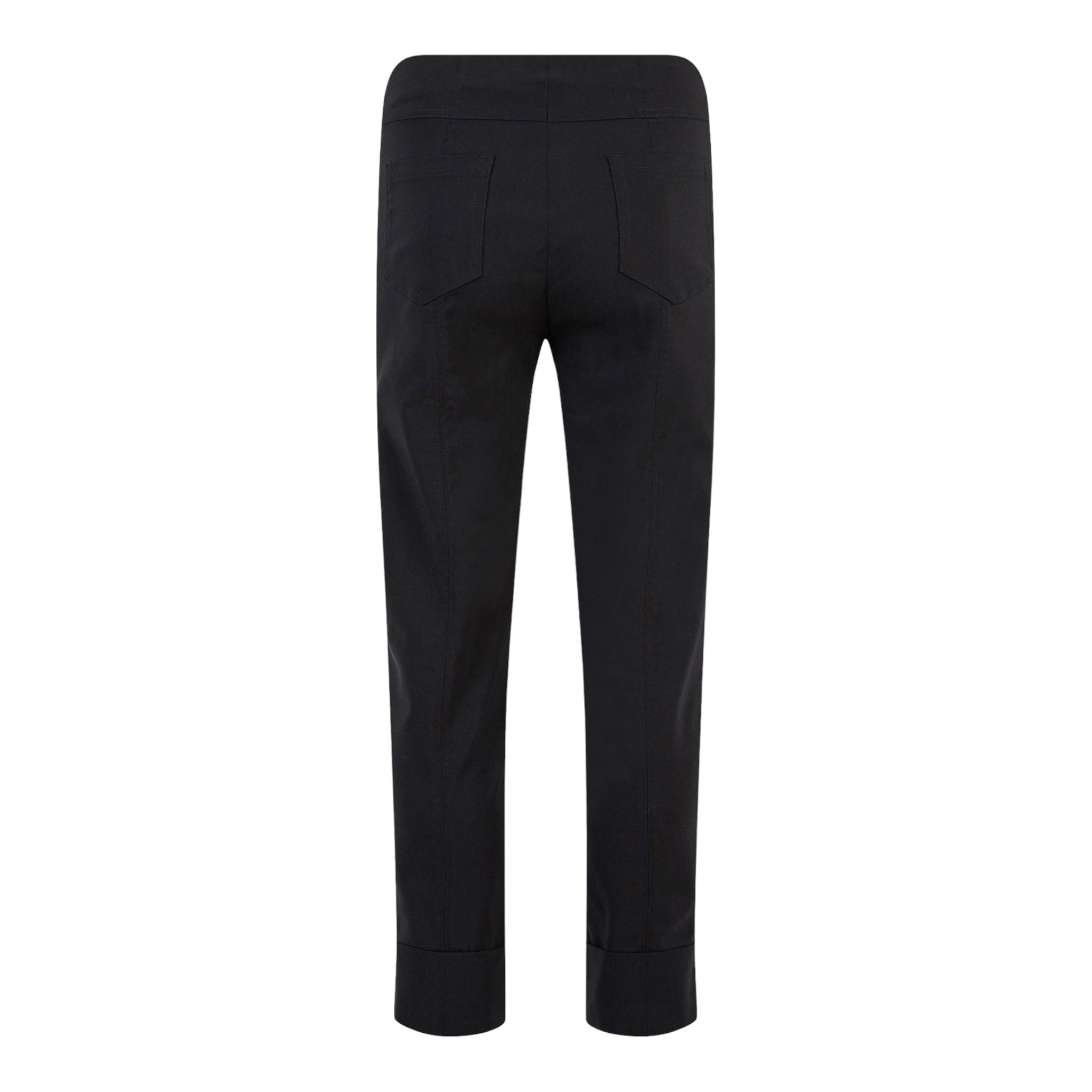Robell Bella 09 Trousers with Cuff Black