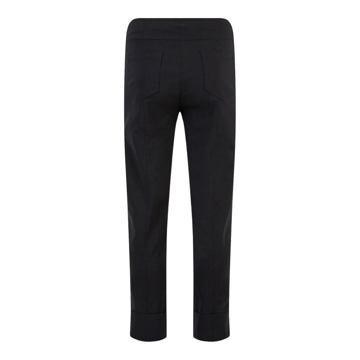 Robell Bella 09 Trousers with Cuff Black