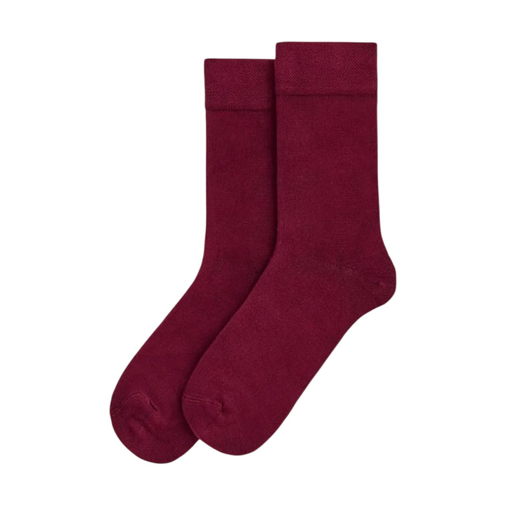 Pairs Bamboo Socks Dark Plum