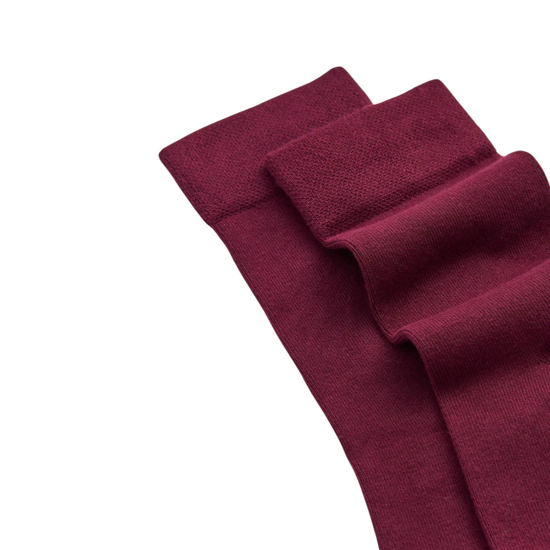 Pairs Bamboo Socks Dark Plum