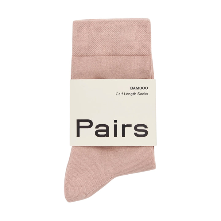 Pairs Bamboo Socks Faded Pink