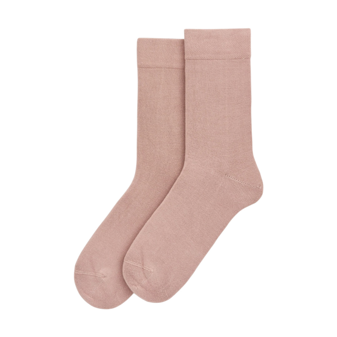 Pairs Bamboo Socks Faded Pink