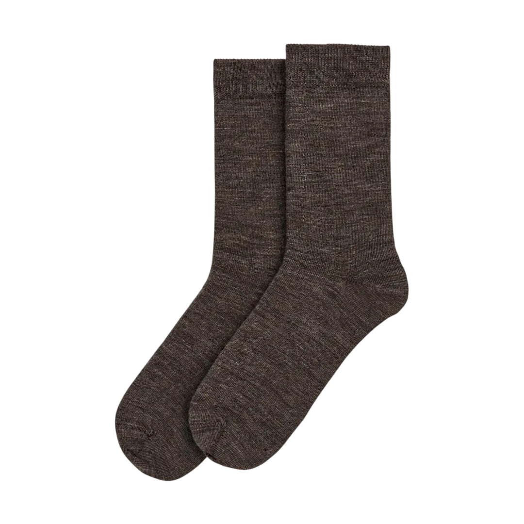 Pairs Merino Wool Socks Deep Earth Brown