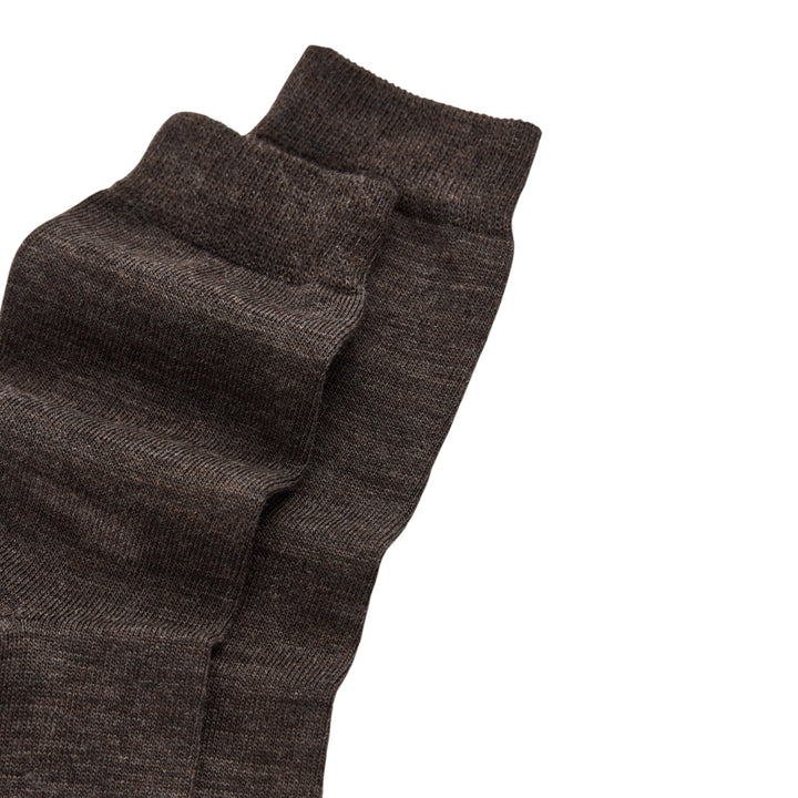 Pairs Merino Wool Socks Deep Earth Brown