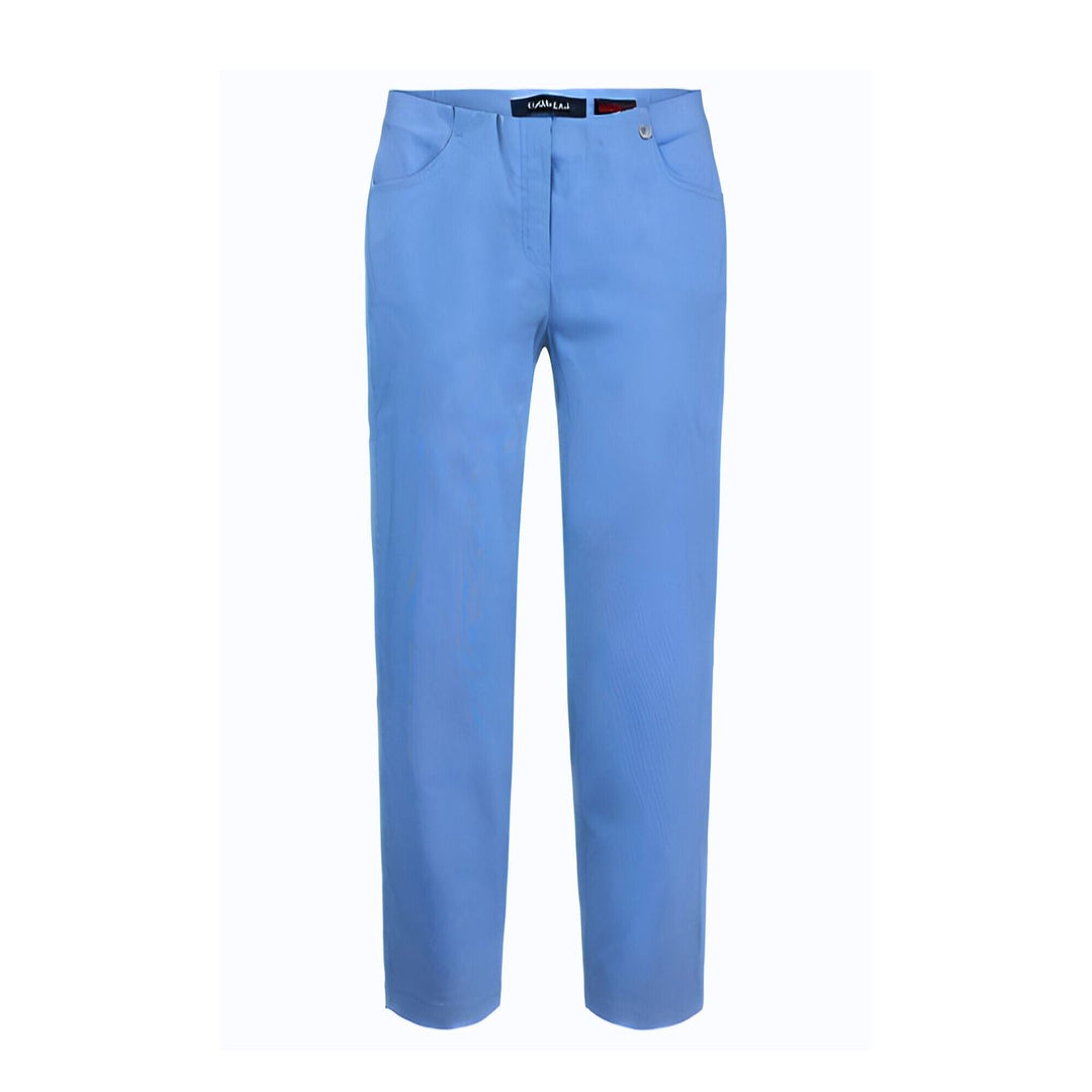 Light blue Robell Bella 09 trousers on a white background