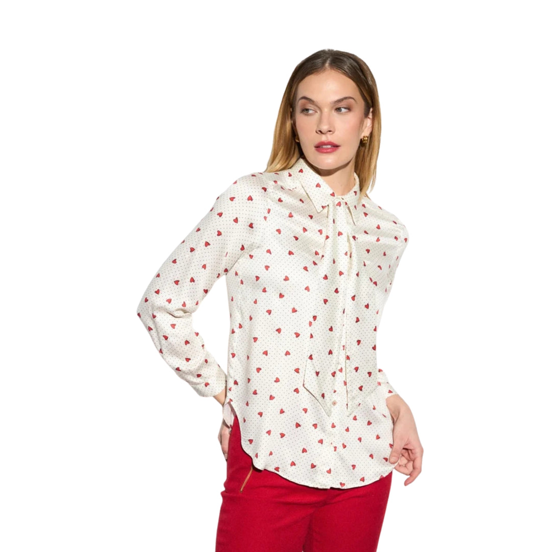 Tinta Melisse Hearts Blouse Off-White