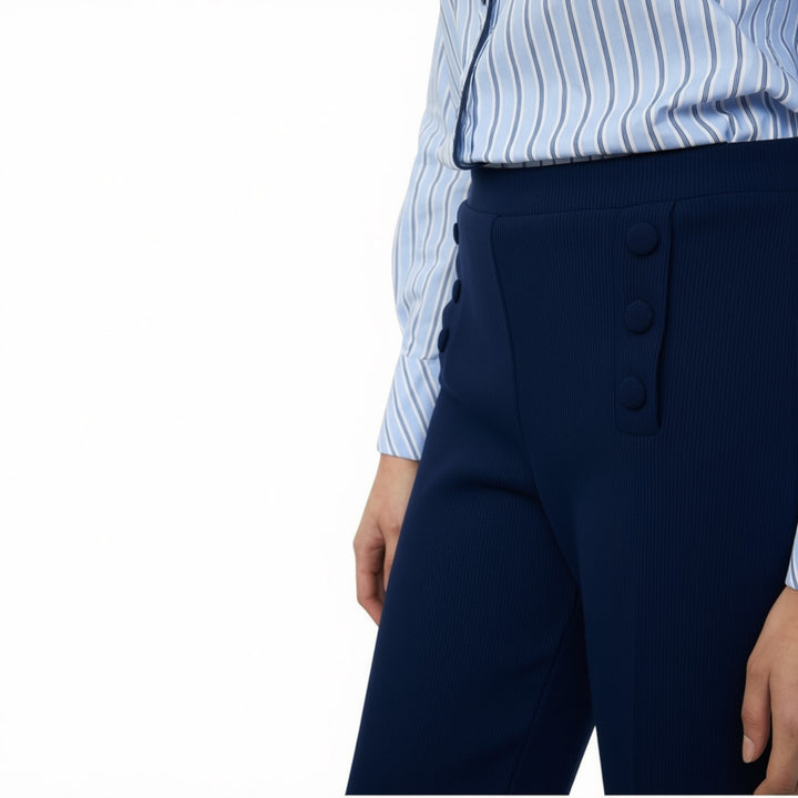 Tinta Style Yoselin Cord Trousers Navy