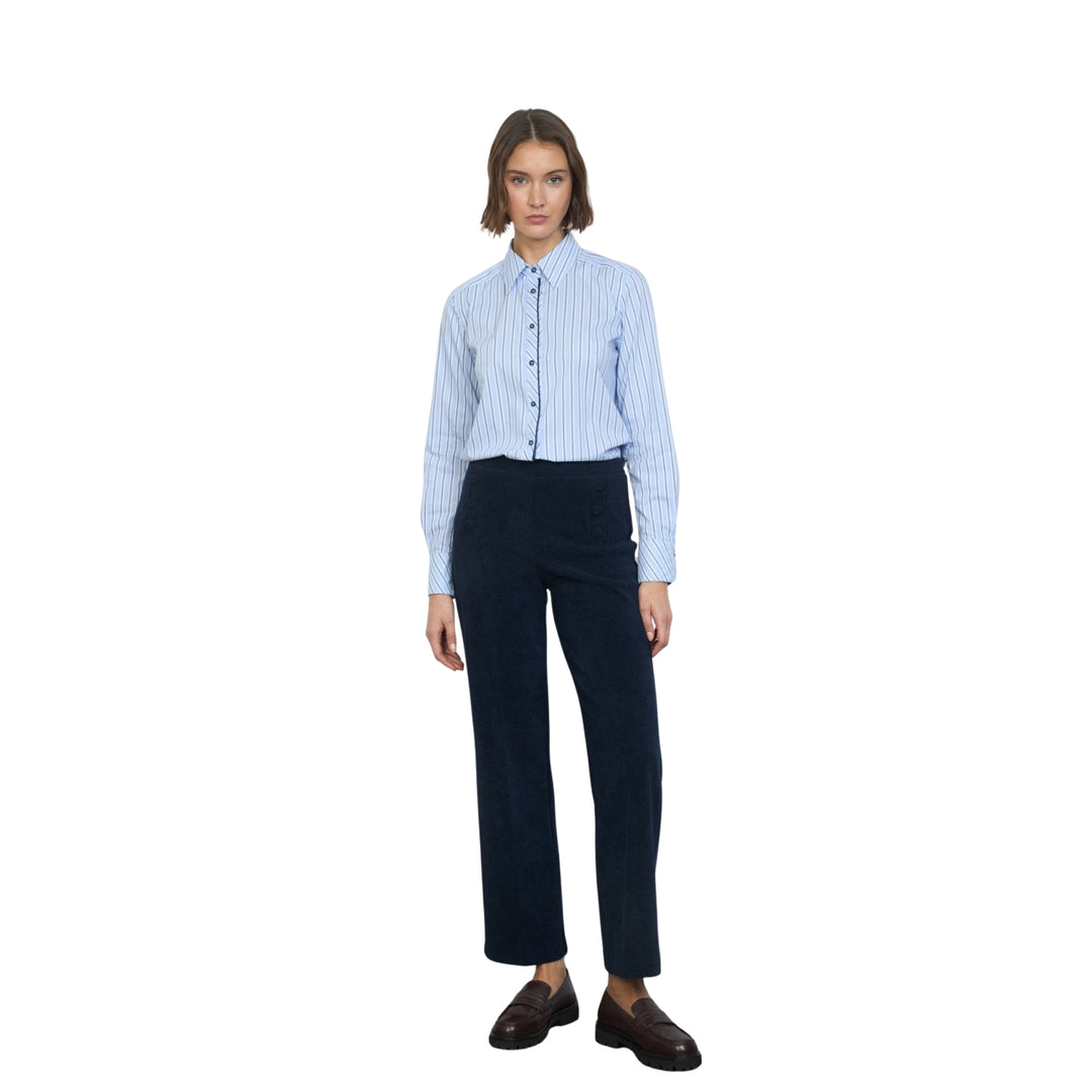 Tinta Style Yoselin Cord Trousers Navy