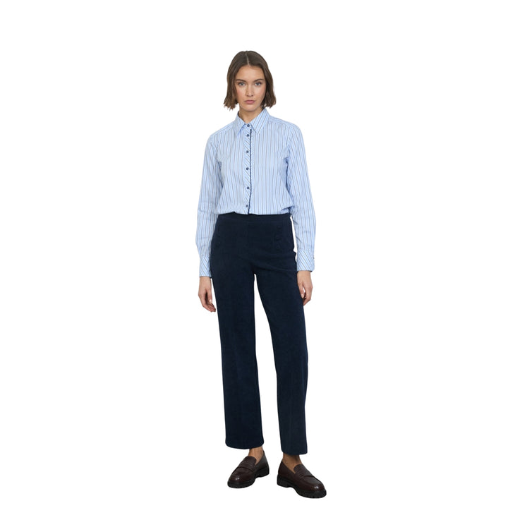 Tinta Style Yoselin Cord Trousers Navy
