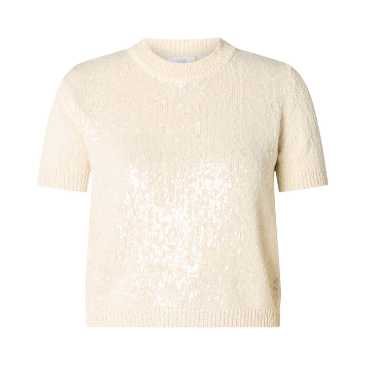 Yest Iliya Short Sleeve Sweater Natural