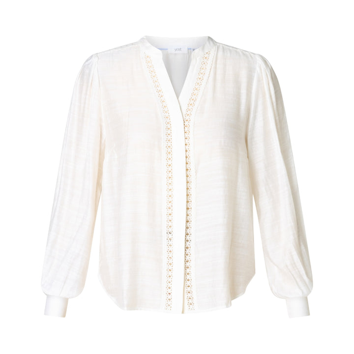 Yest Ines Long Blouse Off-White