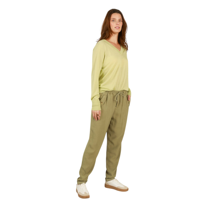 Yest Iolana V-Neck Sweater Linden