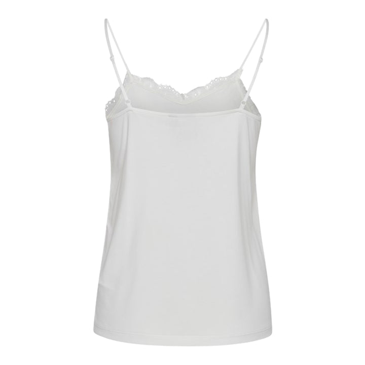 ICHI Like Cami Top Off White