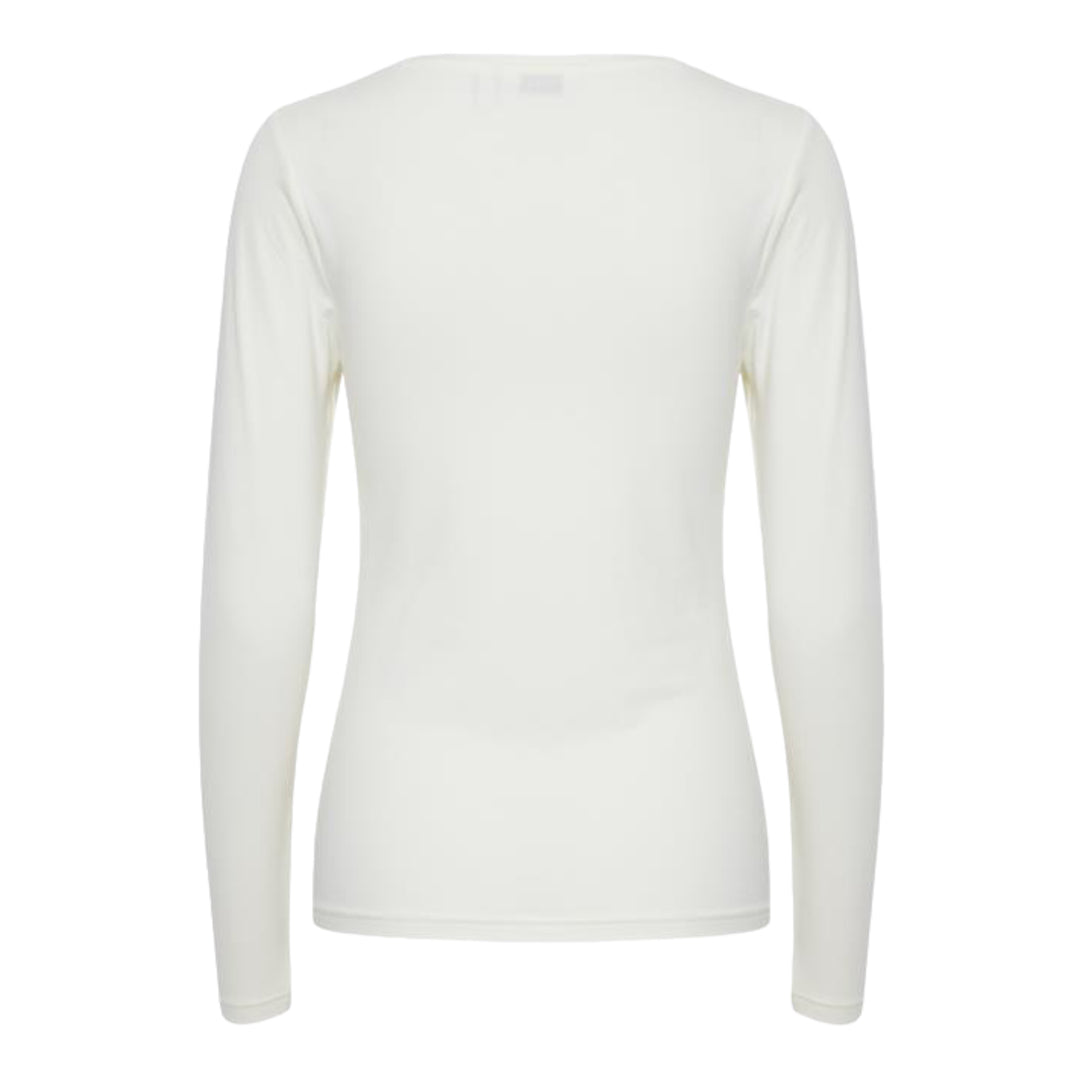 B Young Pamila Long Sleeve T-Shirt Off White