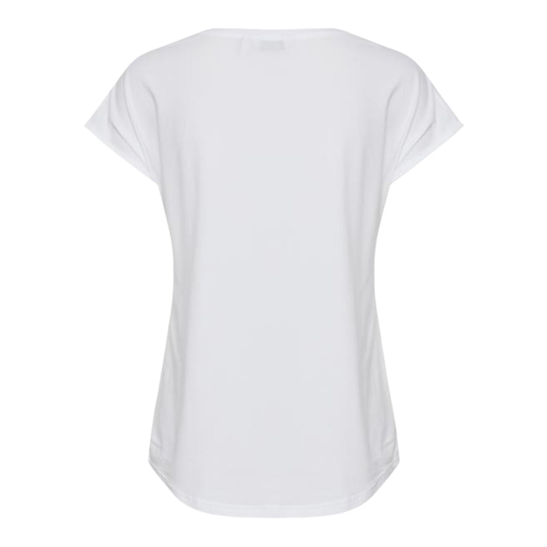 B-Young-Pamila-Short-Sleeve-T-Shirt-Optical-White-back