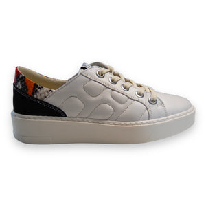 DL Sport Quilted Leather Sneaker Neutral Style 5653 Logic Burro V1